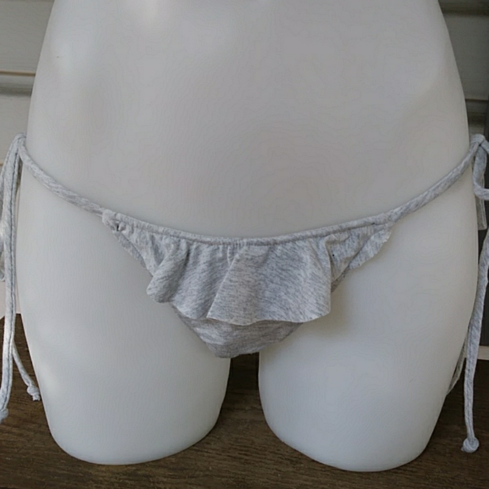 Only Hearts Ruffled String Bikini Bottoms